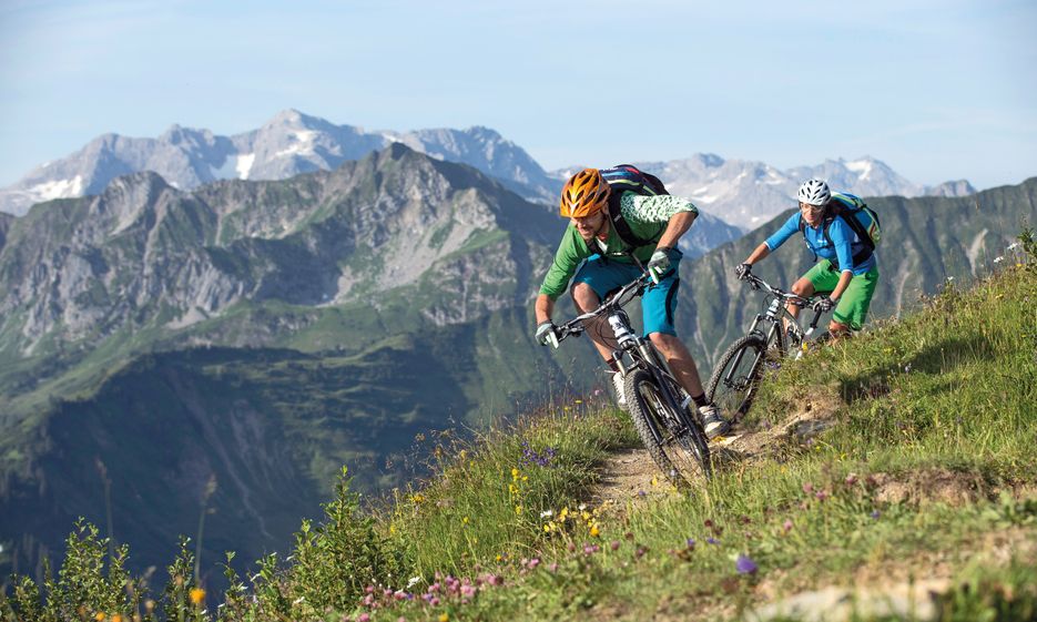 Mountainbiken im Kleinwalsertal