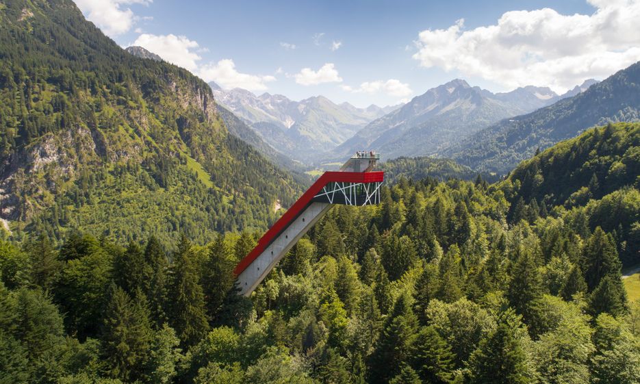 Skispringen Skischanze Oberstdorf - Die Heini-Klopfer-Skiflugschanze