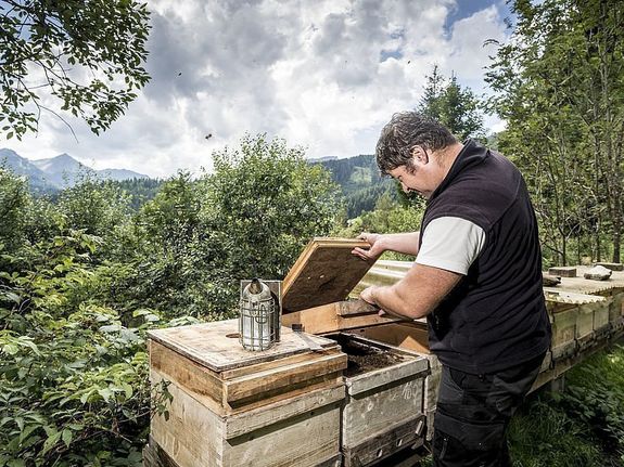 Imker Achim im Kleinwalsertal